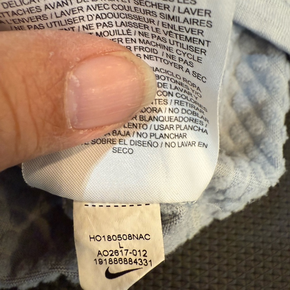 Nike Light Gray Performance Pullover - image 8